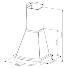 Вытяжка кухонная Best BOSCA 780 90 под покраску