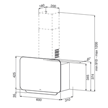 Вытяжка кухонная Best EXPO Lux белое стекло
