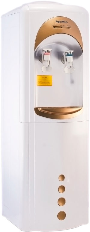 Кулер Aqua Work 16-LD/HLN бело-золотой