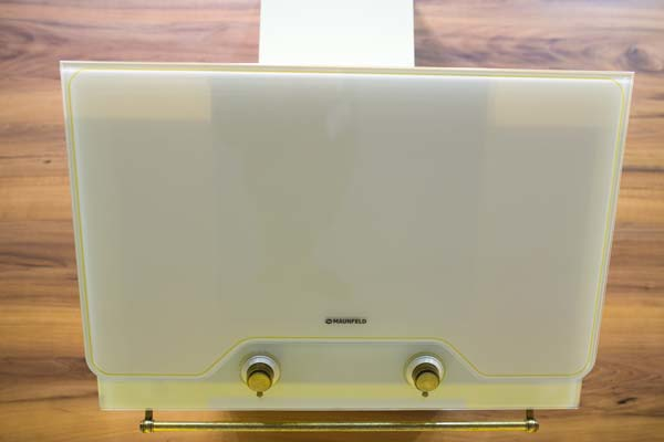 Вытяжка кухонная Maunfeld RETRO QUADR 60 темно бежевый