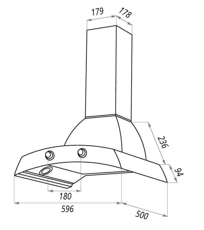 Вытяжка кухонная Maunfeld RETRO QUEEN 60 бежевый