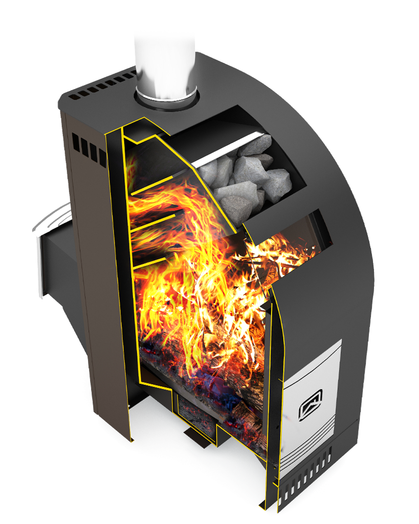 Печь Теплодар Лагуна-12ТК