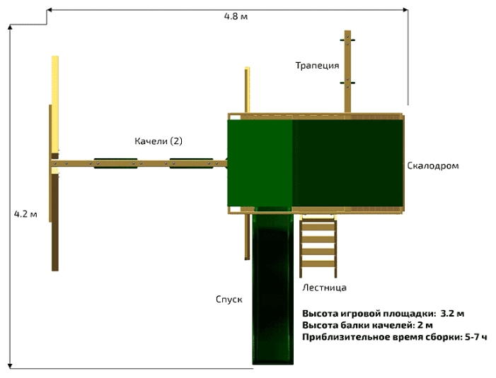 Детский городок Playnation Конго2