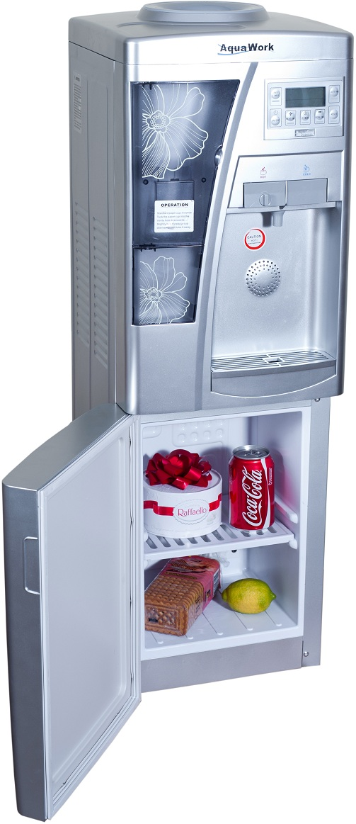 Кулер Aqua Work TY-LYR3B/С серебристый/цветочный узор