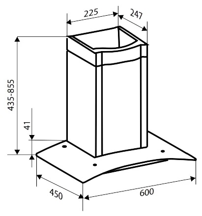 Вытяжка кухонная Zigmund & Shtain K 247.61 W