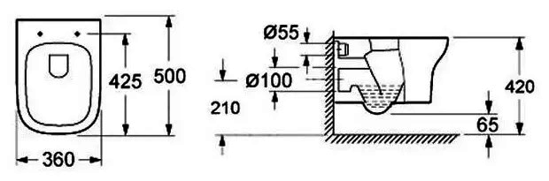 Унитаз BelBagno BB10134CP