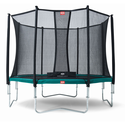 Батут Berg  Favorit 430 + Safety  Net Comfort 430 зеленый