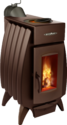 Печь TMF Огонь-батарея 7Б с баком дровяная, шоколад