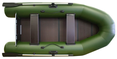 Надувная лодка Фрегат  300Е зеленый