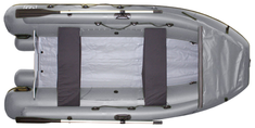 Надувная лодка Фрегат  M-350 FM Lux   серый