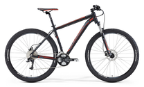 Велосипед Merida  Big.Nine 70 рама 23 15' Matt Black (signal red/dk.grey) (65737)