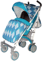Коляска Babyhit RAINBOW голубая с ромбами