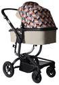 Коляска Babyhit SMART бежевая с ромбами