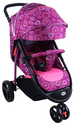 Коляска Babyhit TRINITY розово-фиолетовая с кругами