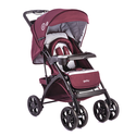 Коляска Geoby C819R01 бордовый с серым