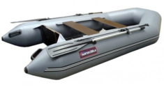 Надувная лодка Хантер 290 ЛК серый