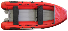 Надувная лодка Фрегат  M-400 FM Lux красный