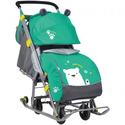 Санки-коляска Ника детям 7 мишка изумруд