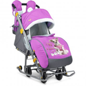 Санки-коляска Ника детям 7-2 dog орхидея