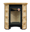 Печь ЭкоКамин  София Изразец, песочная Арка, угловая