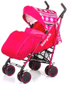 Коляска Babyhit LUCKY  малиновый с цветочным орнаментом