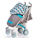 Коляска Babyhit RAINBOW (2017)  голубой с серым