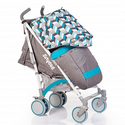 Коляска Babyhit RAINBOW голубой с серым