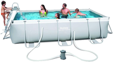 Бассейн Bestway  Rectangular Frame (56441) 404*201*100 см + 2 аксессуара 