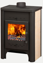 Печь ЭкоКамин  Бавария чугунная, с плитой и теплообменником, 9кВт