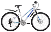Велосипед Stark Luna 26.1D (2017) бело-синий, рост 18