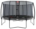 Батут Berg  Elite + Tattoo + Safety Net Deluxe 430 серый