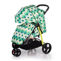 Коляска Babyhit TRINITY зеленая с ромбами
