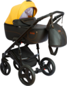 Коляска Incanto PRADO NFX 2в1 желтая с черным