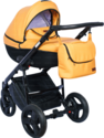 Коляска Incanto JAGUAR XT 2в1 желтая с черным