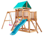 Детский городок Babygarden с балконом, скалолазкой и горкой 1.8м