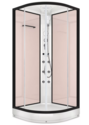 Душевая кабина Domani-Spa  Delight 99 без электрики, стенки Pink cappuccino, прозрачное стекло