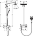 Душевая система Hansgrohe   Raindance Select Push 300 2jet Showerpipe 27126000 хром 