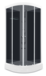 Душевая кабина Domani-Spa  Light 88 с гидромассажем, черные стенки, тонированное стекло