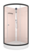 Душевая кабина Domani-Spa  Simple 99 без крыши, стенки Pink cappuccino, прозрачное стекло