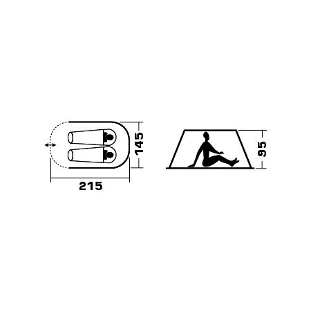 Палатка TREK PLANET  Moment 2 