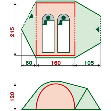 Палатка RockLand Pamir 2+
