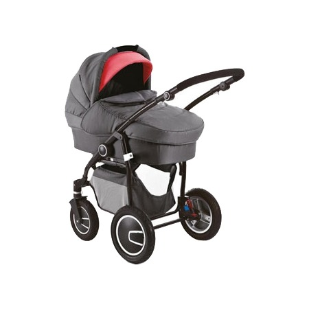 Коляска Geoby C3011 серый с салатовым