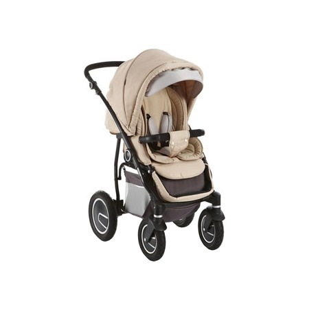 Коляска Geoby C3011 серый с салатовым