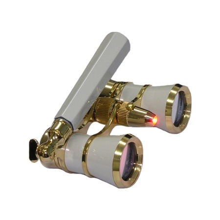 Бинокль Levenhuk Broadway 325N лорнет с подсветкой, красный