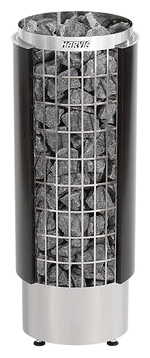 Печь Harvia Cilindro HPC1104HEE PC110HEE черная, полуоткрытый кожух, с выносным пультом