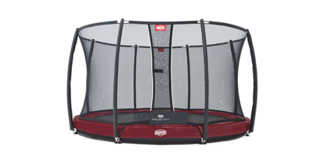 Батут Berg  Elite+ Regular Red 430 + Safety  Net T-series 430 красный