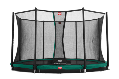 Батут Berg  InGround Champion 430 + Safety  Net Comfort (InGr) 430 зеленый