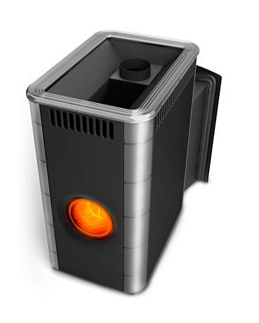 Печь TMF  Аврора Inox ДА иллюминатор антрацит НВ