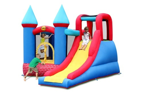 Надувной батут Happy Hop  "Замок приключений" 9007