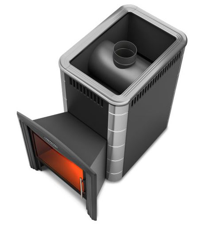 Печь TMF Ангара Inox витра антрацит НВ